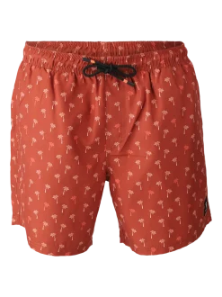 Cester-Mini Men Swim Shorts | Mini Palm Aqua Arabian Spice