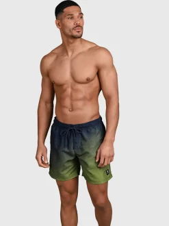 Cester-Panel Print Heren Zwemshort | Mayfly
