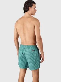 Cester-Stripe Heren Zwemshort | Bottle Green