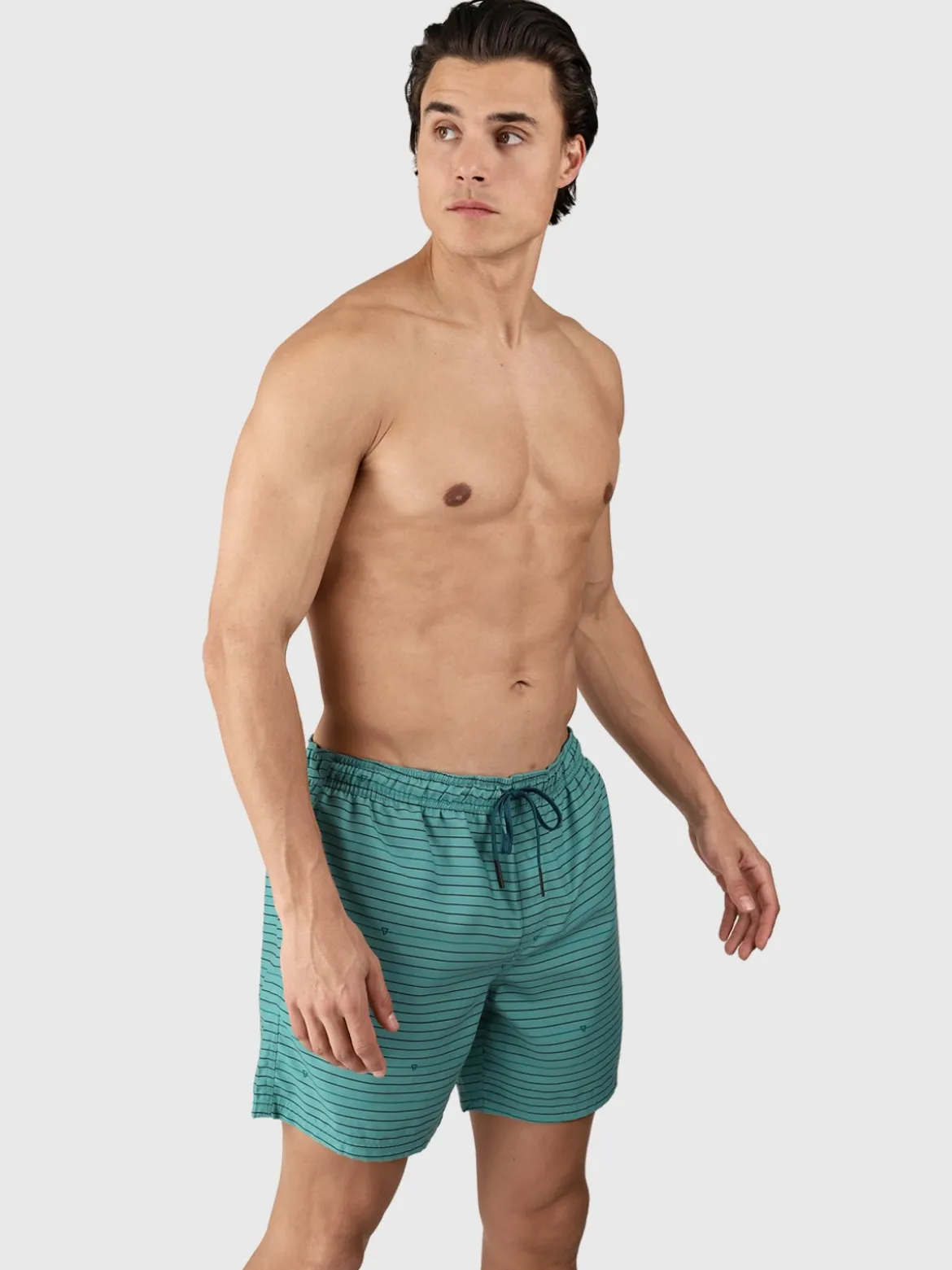 Cester-Stripe Heren Zwemshort | Bottle Green