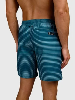 Cester-Stripe Heren Zwemshort | Mist