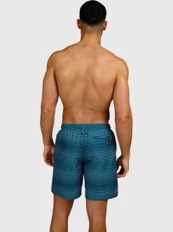 Cester-Stripe Heren Zwemshort | Mist