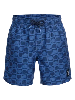 Cestery-Mini Jongens Swim Shorts | Indigo Blue