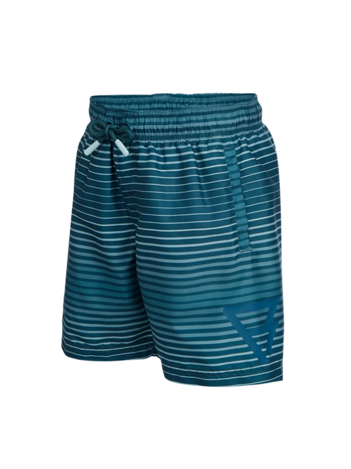 Cestery-Stripe Jongens Zwemshort | Mist