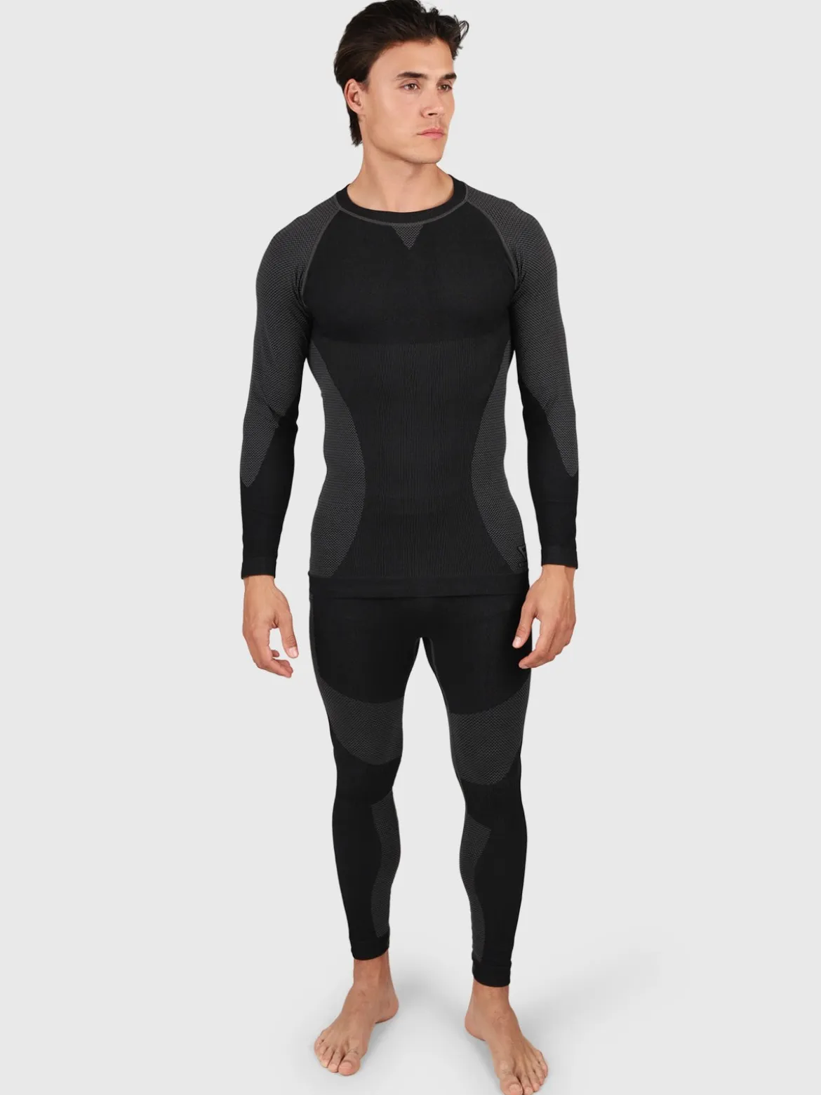 Champoluc Heren Thermo Set | Zwart