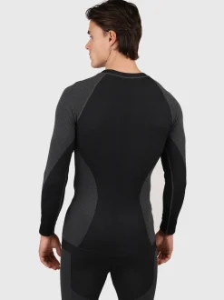 Champoluc Heren Thermo Set | Zwart