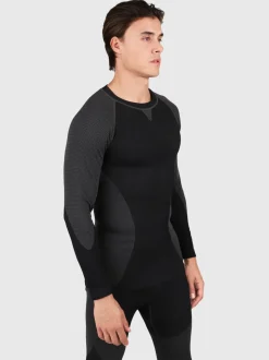 Champoluc Heren Thermo Set | Zwart