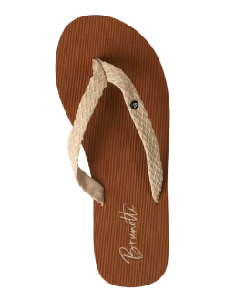 Chiara Jacquard Dames Flip Flops | Canvas