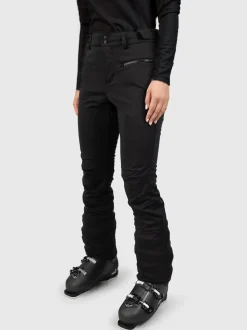 Coldlake-N Dames Softshell Skibroek | Zwart