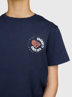 Craigoly Jongens T-shirt | Indigo Blue