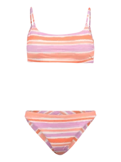 Cruzanell Dames Bralette Bikini | Striped Snow
