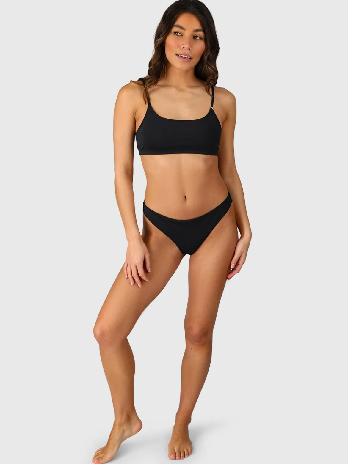 Cruz Damen Bralette Bikini Top | Black
