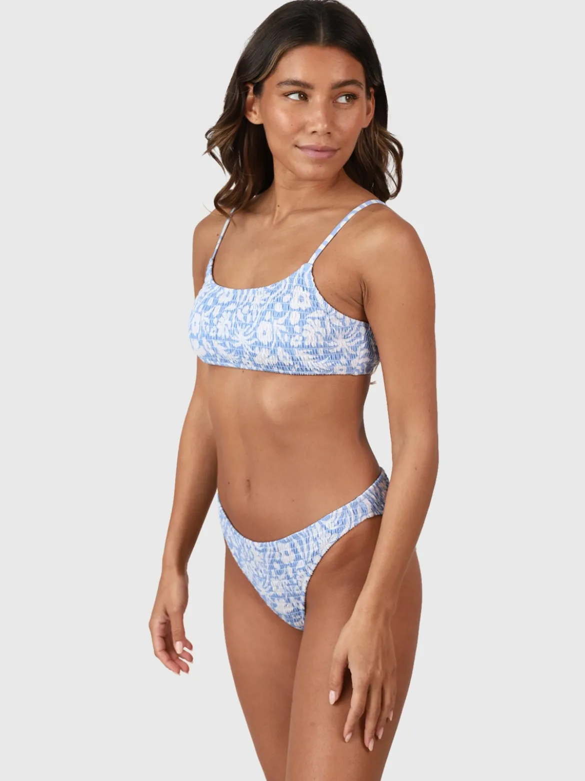 Cruzin-Swirl Dames Bralette Bikini | Bluebell