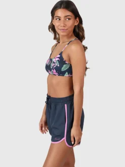 Cruz-Tropicana Dames Bralette Bikini Top | Indigo Blue