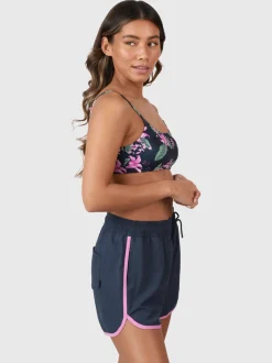 Cruz-Tropicana Dames Bralette Bikini Top | Indigo Blue