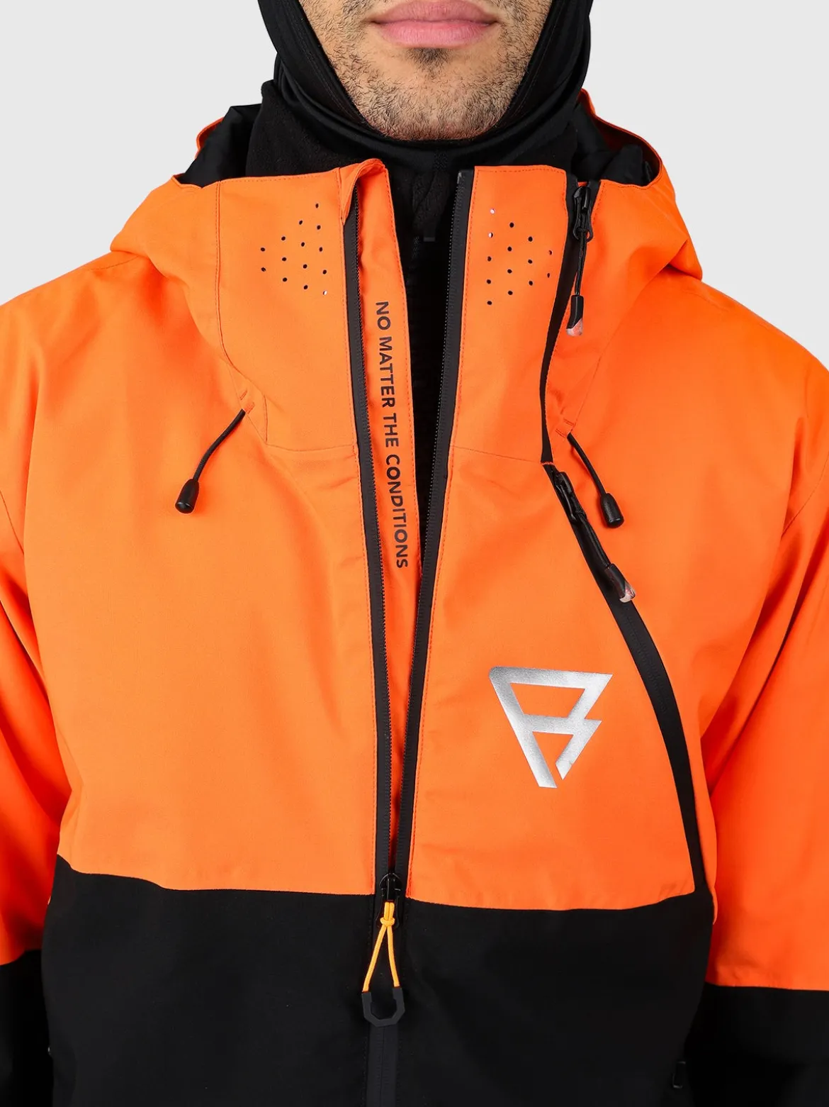 Curtis Heren Ski Jas | Punch Orange