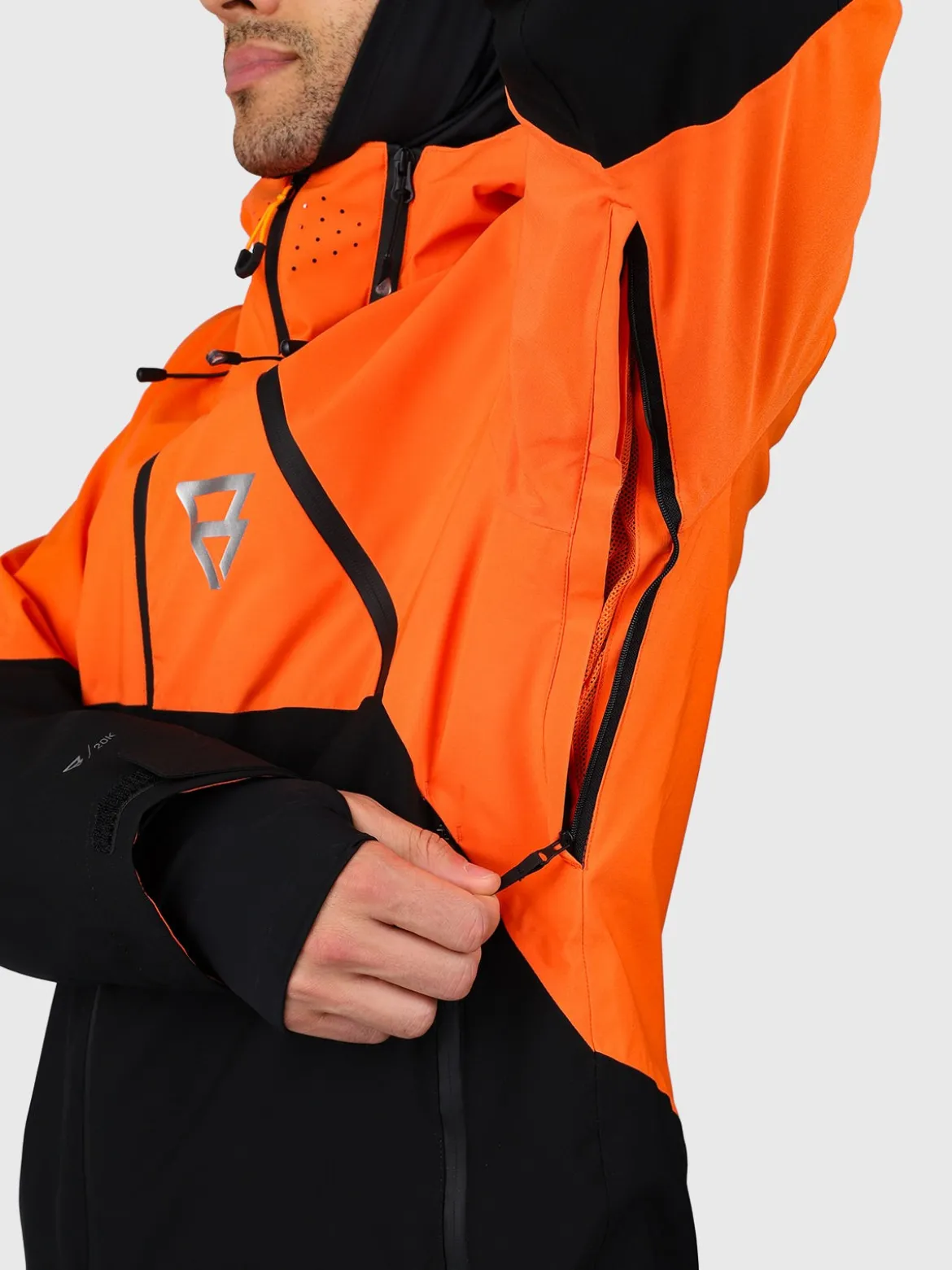 Curtis Heren Ski Jas | Punch Orange