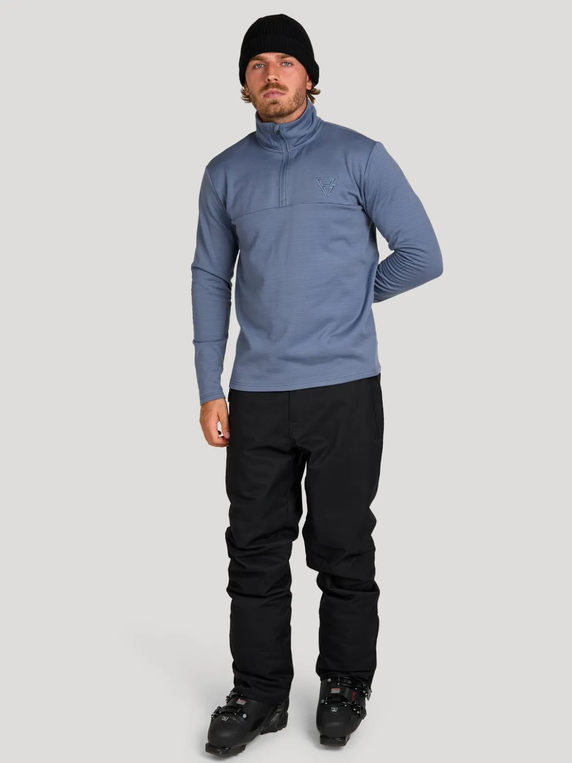 Daronst Men Fleece | Grey Sky