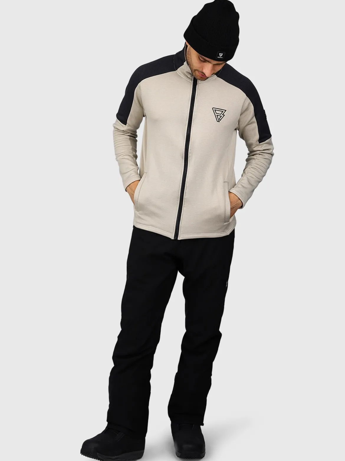 Daronst-Zip Heren Fleece | Fungi