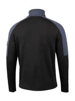 Daronst-Zip Heren Fleece | Zwart