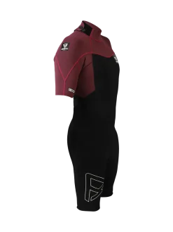 Defence Shorty 3/2mm Heren Wetsuit | Rood