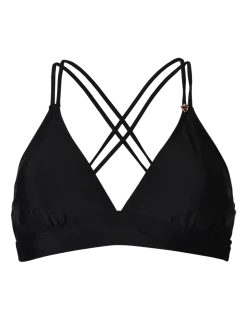 Delphinia Dames Bikini Bralette Top | Zwart