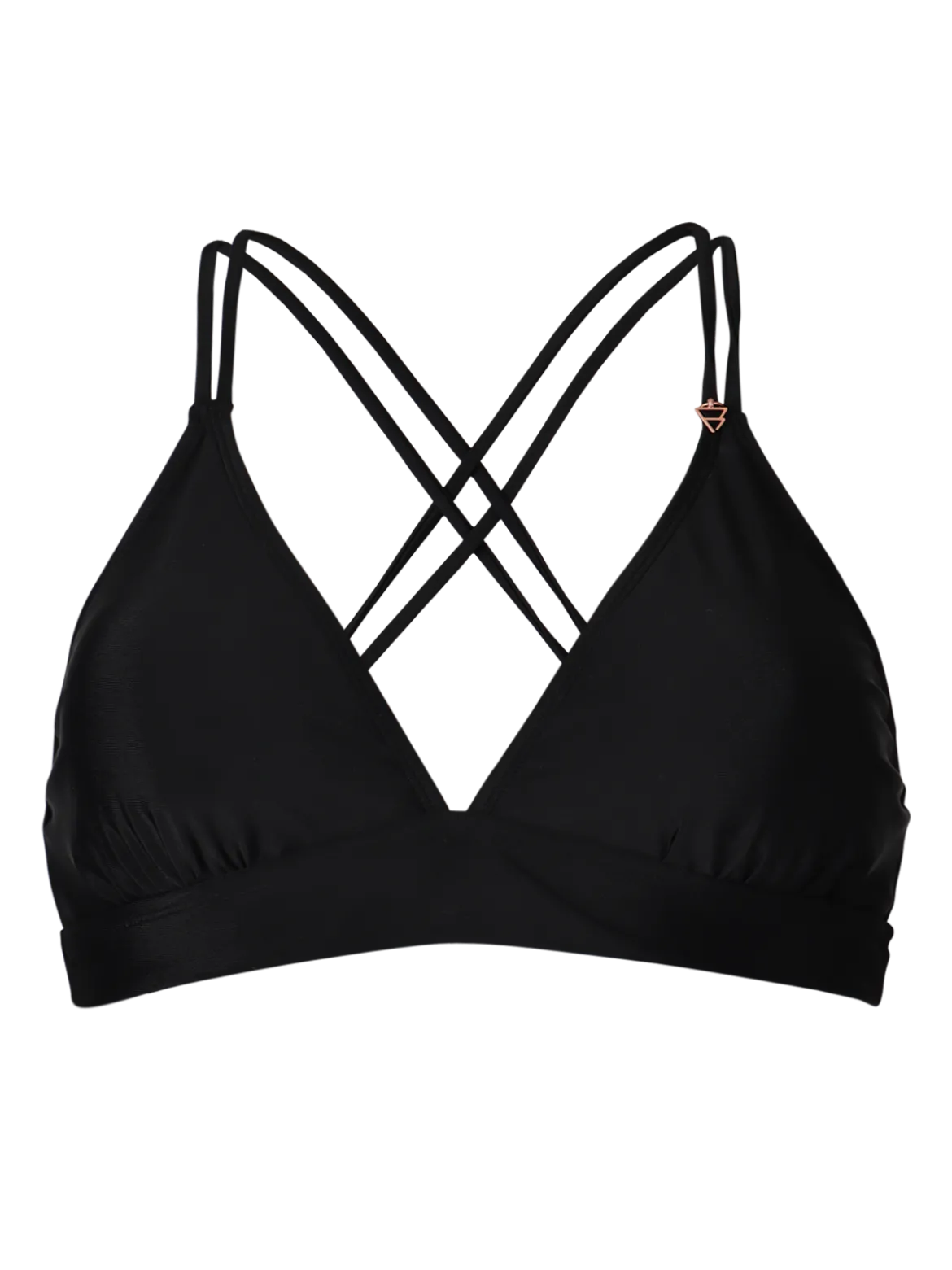 Delphinia Dames Bikini Bralette Top | Zwart
