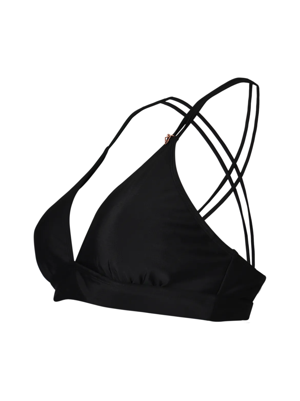 Delphinia Dames Bikini Bralette Top | Zwart
