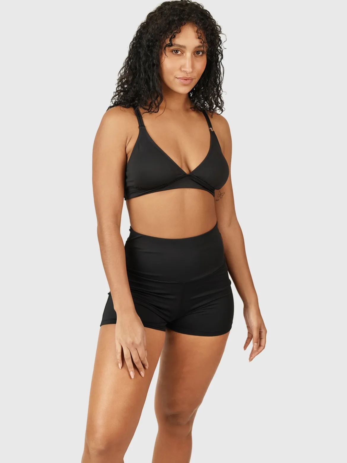 Delphinia Dames Bikini Bralette Top | Zwart
