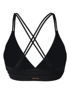 Delphinia Dames Bralette Bikini Top | Black