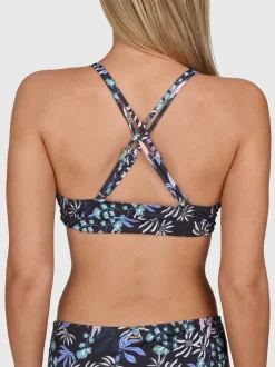 Delphinia-Print Dames Bikini Top | Zwart