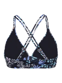 Delphinia-Print Dames Bikini Top | Zwart