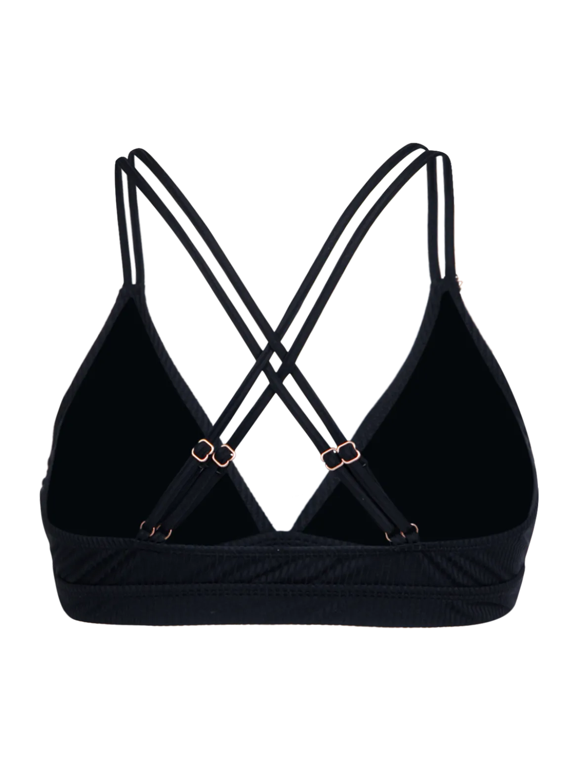 Delphinia-Rib Dames Bikini Top | Zwart