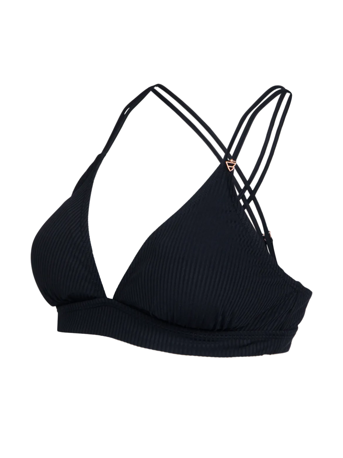 Delphinia-Rib Dames Bikini Top | Zwart