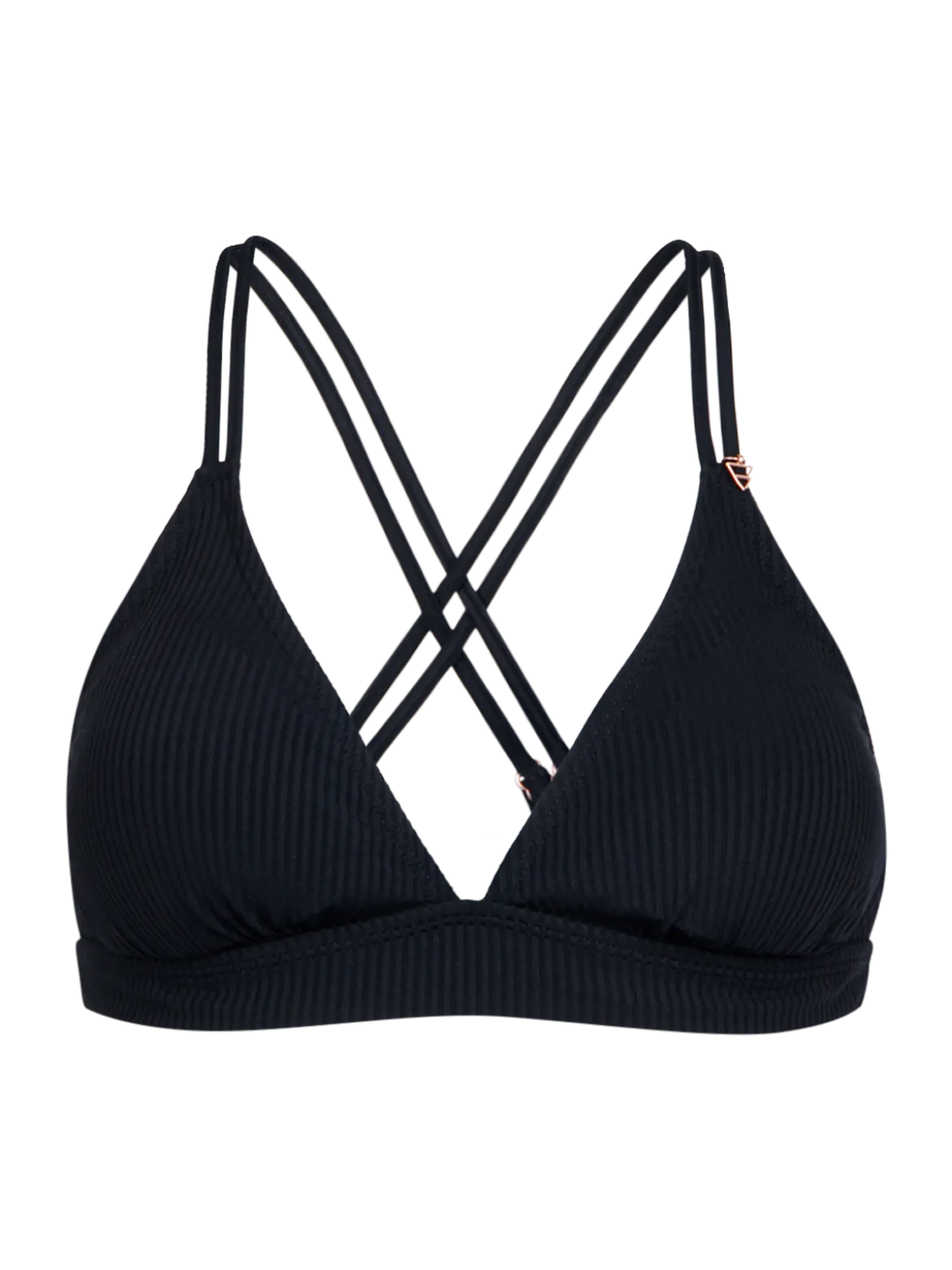Delphinia-Rib Dames Bikini Top | Zwart