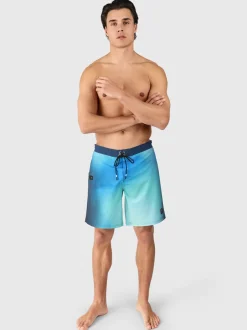 Dhion Men Swim Shorts | Neon Blue