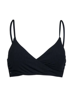 Diamia-Rib Dames Bikini Top | Zwart