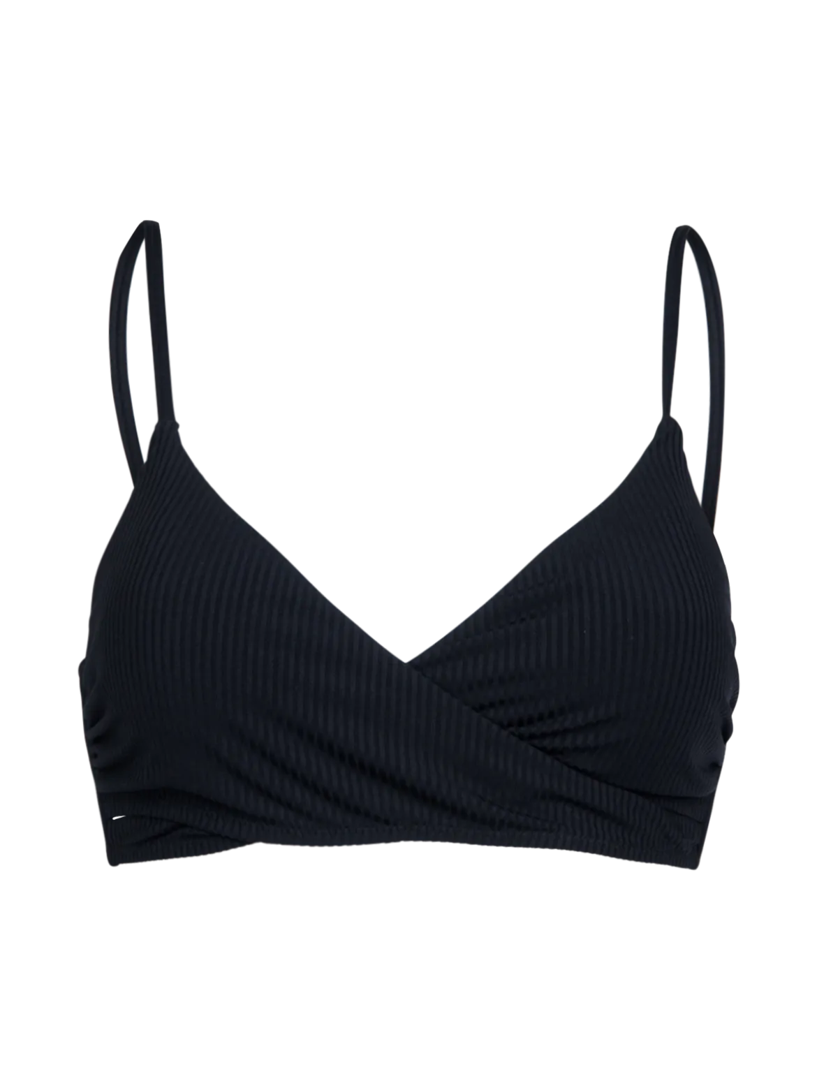 Diamia-Rib Dames Bikini Top | Zwart