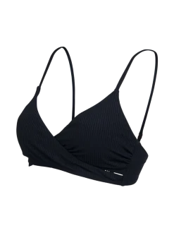 Diamia-Rib Dames Bikini Top | Zwart