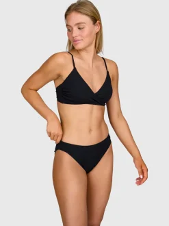 Diamia-Rib Dames Bikini Top | Zwart