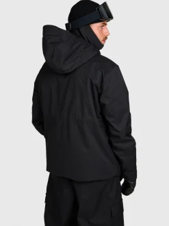 Dice Men Snow Jacket | Black
