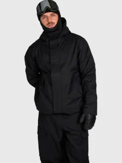 Dice Men Snow Jacket | Black