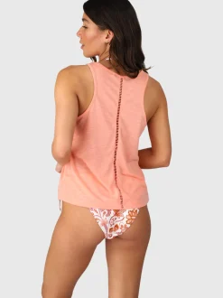 Dilja Dames Top | Peach
