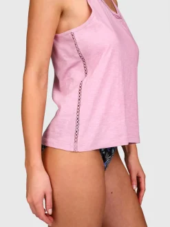 Diljara Dames Top | Mauve Mist