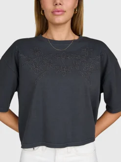 Dilola Dames T-shirt | Pirate Black