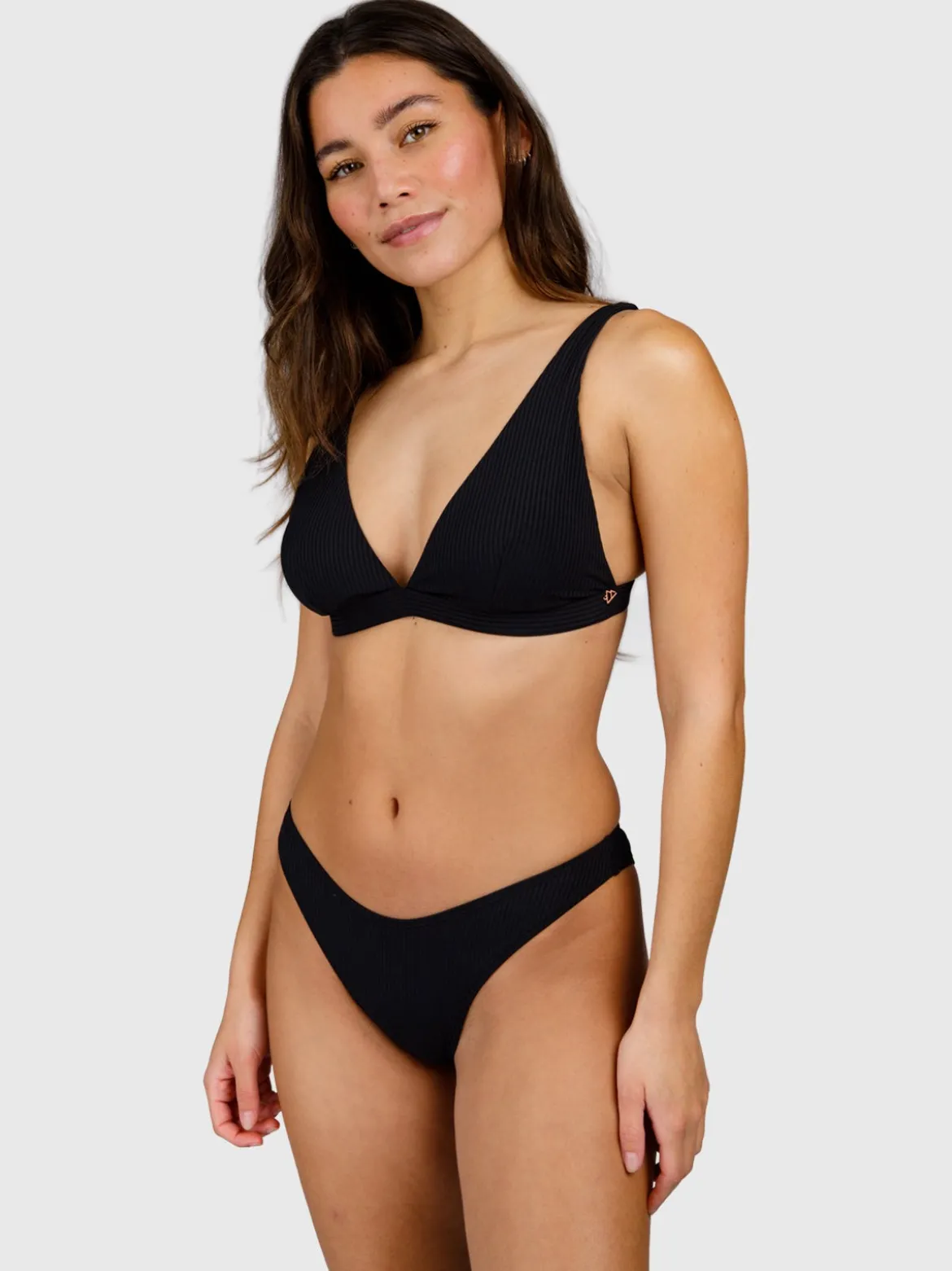 Djaja-Rib Dames Bikini Broekje | Zwart
