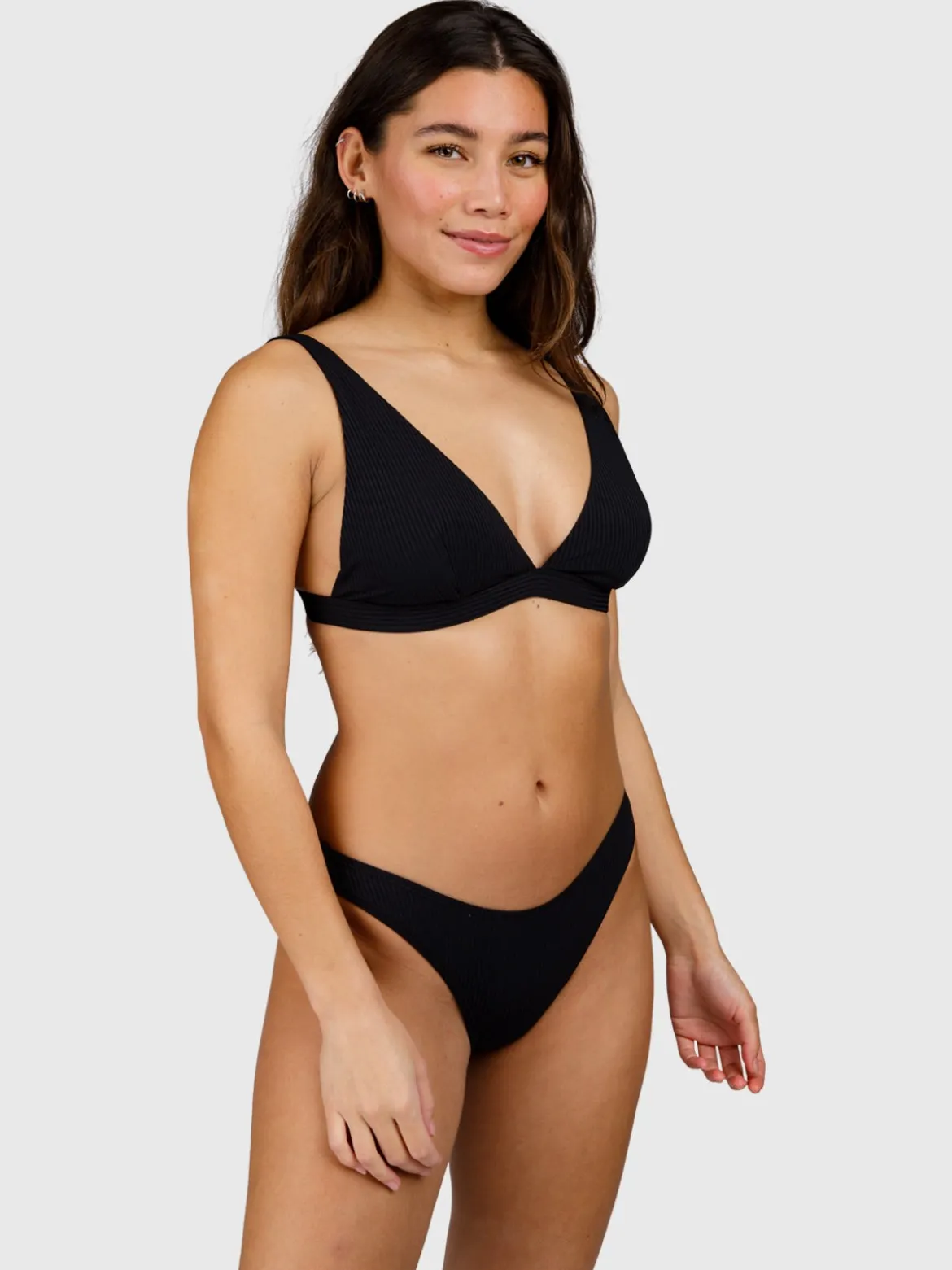 Djaja-Rib Dames Bikini Broekje | Zwart