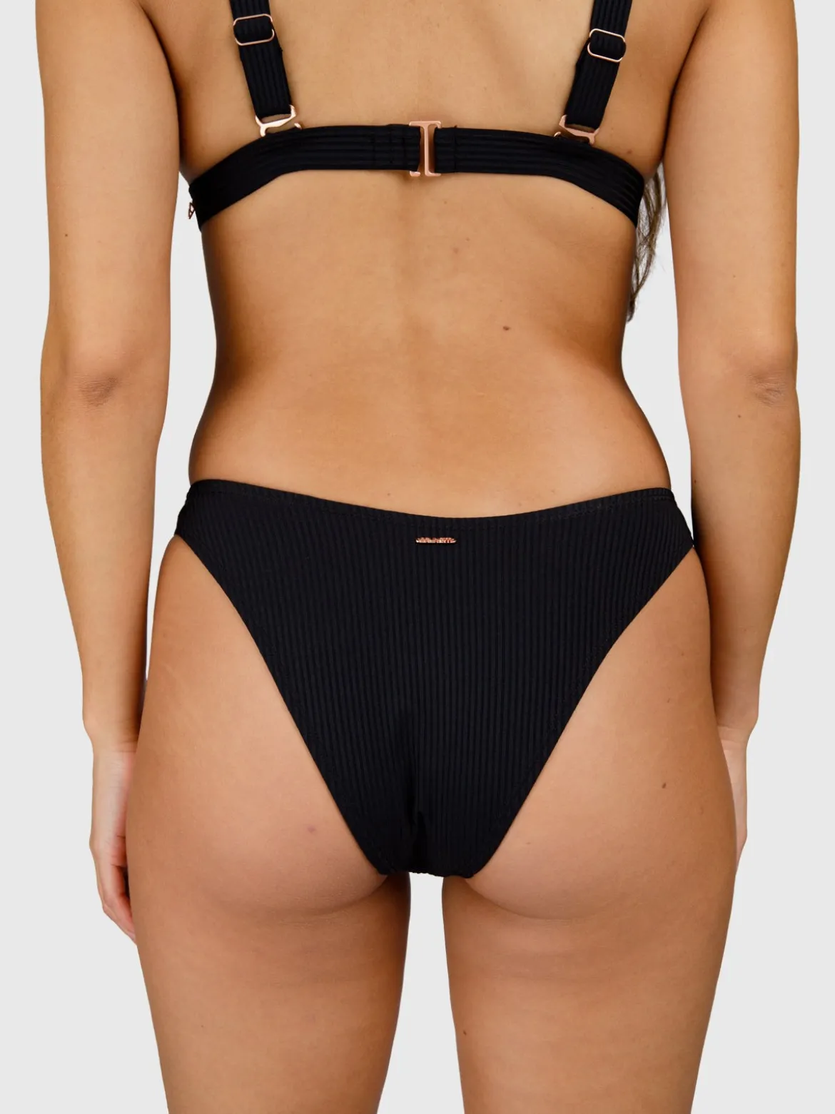 Djaja-Rib Dames Bikini Broekje | Zwart