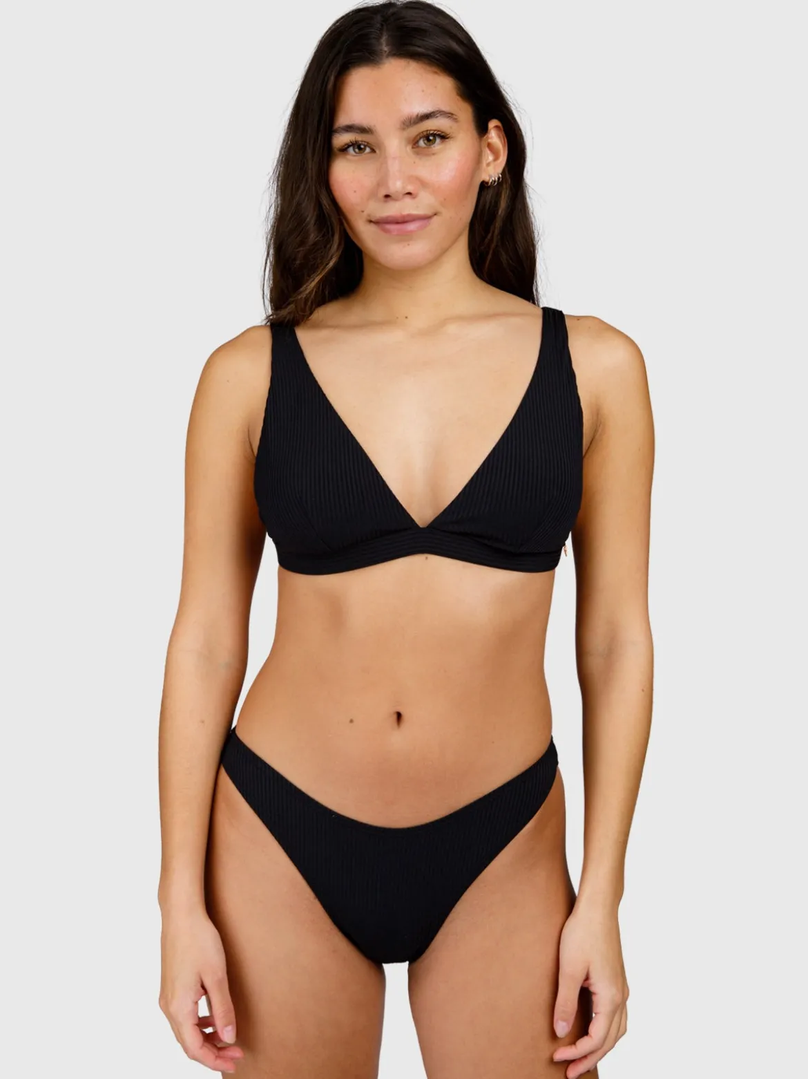 Djaja-Rib Dames Bikini Broekje | Zwart