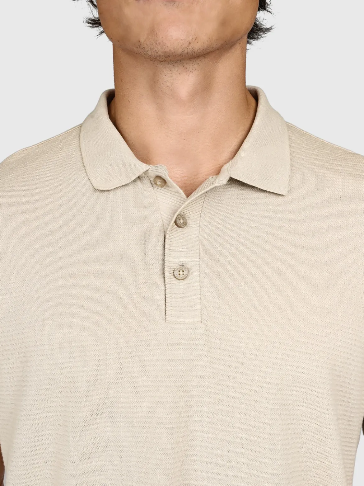 Domo Heren Polo | Feather Grey